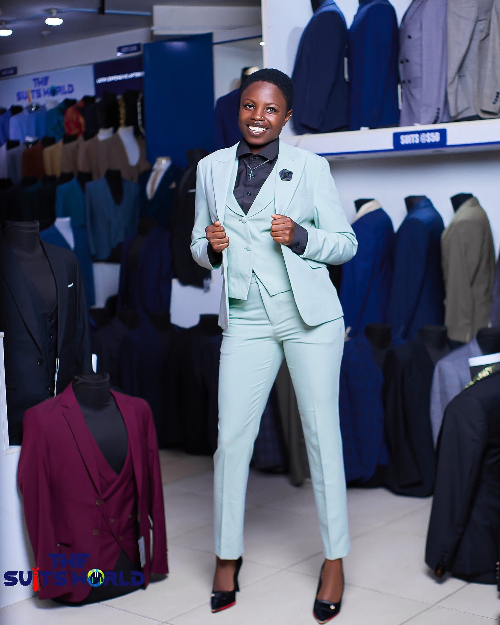 A new world of advertising opportunities is opening up for Nyasha Chishiri, after she was spotted by American streamer IshowSpeed at a local KFC outlet recently. (Picture via Facebook - The Suits World)