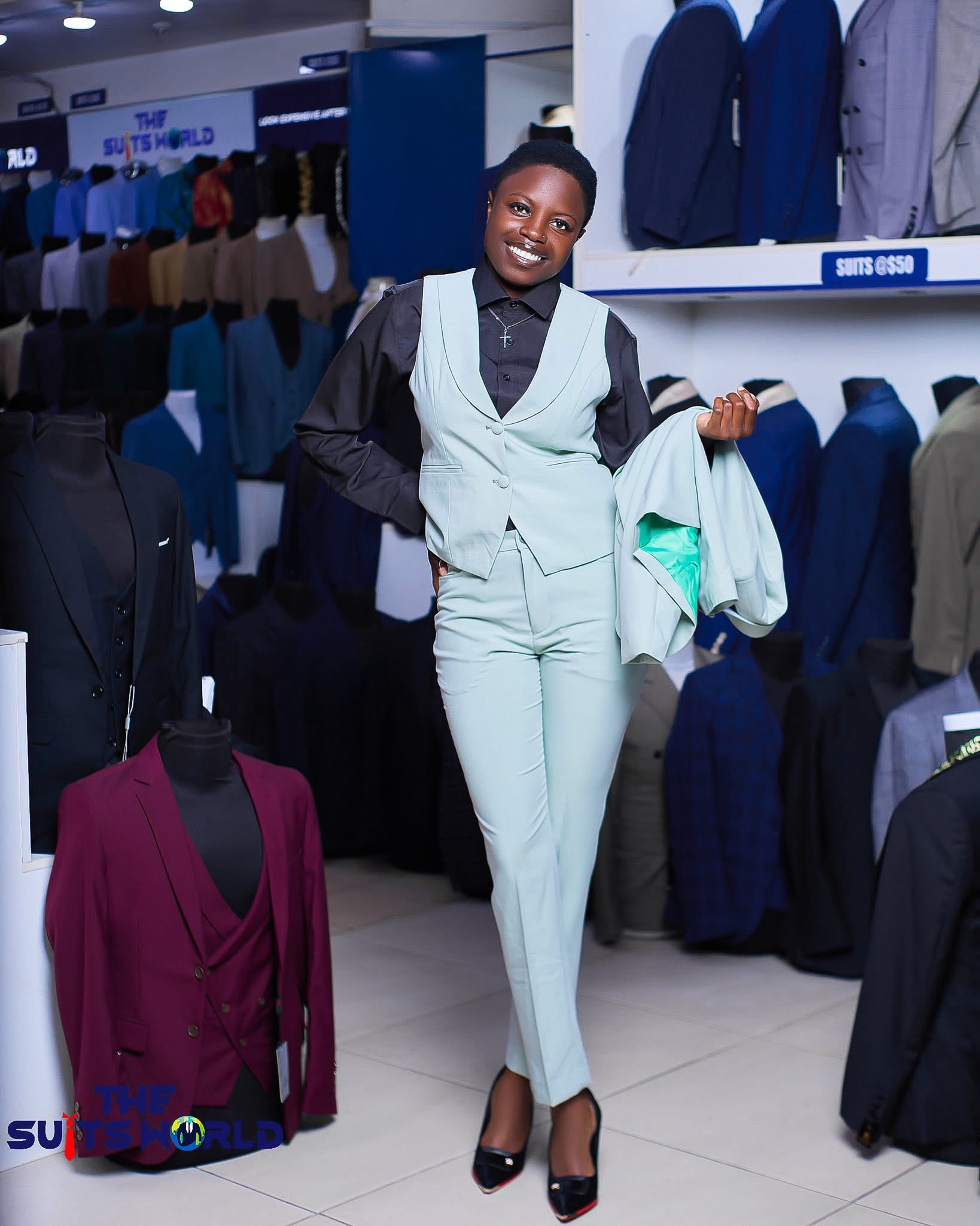 A new world of advertising opportunities is opening up for Nyasha Chishiri, after she was spotted by American streamer IshowSpeed at a local KFC outlet recently. (Picture via Facebook - The Suits World)