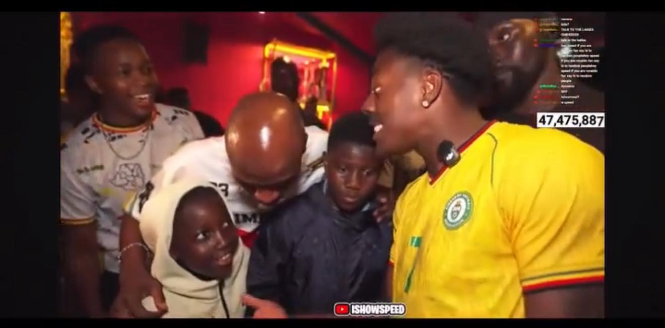 IShowSpeed questions Scott Sakupwanya’s children over their presence in nightclub
