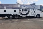Chivayo honours promise to Highlanders, VP Kembo Mohadi to handover new team bus New wheels from Chivayo … Highlanders Football Club’s new team bus (Picture via Social Media)