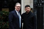 ‘I want to become the first Defence Secretary to deploy British soldiers to Ukraine’ Prime Minister of the United Kingdom Sir Keir Starmer greets Ukrainian President Volodymyr Zelensky outside 10 Downing Street on December 08, 2025 in London, England. — Photo by Fred Duval via DepositPhotos.com