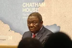 The iron will of Morgan Tsvangirai: Why Zimbabwe’s greatest opposition leader still towers above the rest Morgan Tsvangirai, former Prime Minister of Zimbabwe and leader of the Movement for Democratic Change (MDC) party, gives a speech at Chatham House think-tank in London on Friday, 25 July 2014 — Photo by Dominic Dudley via DepositPhotos.com