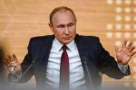 Russia confirms blocking Whatsapp and forcing citizens to use State backed app Max MOSCOW, RUSSIA: The President of the Russian Federation Vladimir Putin at an annual press conference, 2019 — Photo by NARegnum via DepositPhotos.com