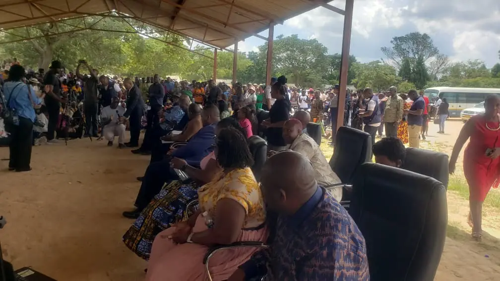 Dema Council Ground (Seke) consultation meeting, 10am-12pm. Est. 300+ attendees, mostly women, few young people. Parliament team led CAB3 consultation, but Zanu PF dominated discussion. Intimidation reported, opposition voices afraid to speak out, submitted written submissions instead. Zanu PF buses transported attendees (3 buses). Concerns raised about safety and fairness."