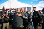 Zuma calls for MK-EFF alliance to secure real power for black South Africans The uMkhonto weSizwe Party national officials and MK Party members joined President Jacob Zuma in paying respects and offering support to the family of Julius Malema following the passing of his auntie (Picture via Facebook - uMkhonto weSizwe Party)