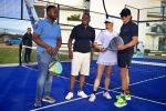 The play part at Millennium Heights in Harare comes alive The courts were officially opened with Westprop Holdings chief executive Ken Sharpe joining residents in playing padel. (Picture via WestProp Holdings)