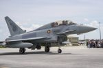 Qatar shoots down two Iranian fighter jets after attacks on its energy sites KONYA, TURKIYE - MAY 09, 2023: Qatar Air Force Eurofighter Typhoon EF2000 (MT002) taxiing in Konya Airport during Anatolian Eagle Air Force Exercise — Photo by Evren Kalinbacak via DepositPhotos.com