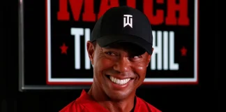 Tiger Woods arrested after Florida car crash, faces DUI and refusal charges Tiger Woods on stage for Tiger Woods and Phil Mickelson THE MATCH Press Conference, Shadow Creek Golf Course, Las Vegas, NV November 20, 2018. Photo By: JA/Everett Collection — Photo by everett225 via DepositPhotos.com