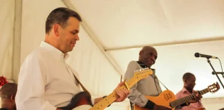 Former US ambassador to Zimbabwe Bruce Wharton dies after decades of diplomatic service Former United States ambassador to Zimbabwe, Bruce Wharton seen here with the late musician Oliver Mtukudzi (Picture via X - @DrStephenChan)