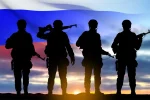 Zimbabweans fall victim to deadly Russia recruitment scam as death toll rises to 18 Silhouettes of Russian soldiers on background of sunset with the Russian flag (Picture via Ecrow via DepositPhotos.com