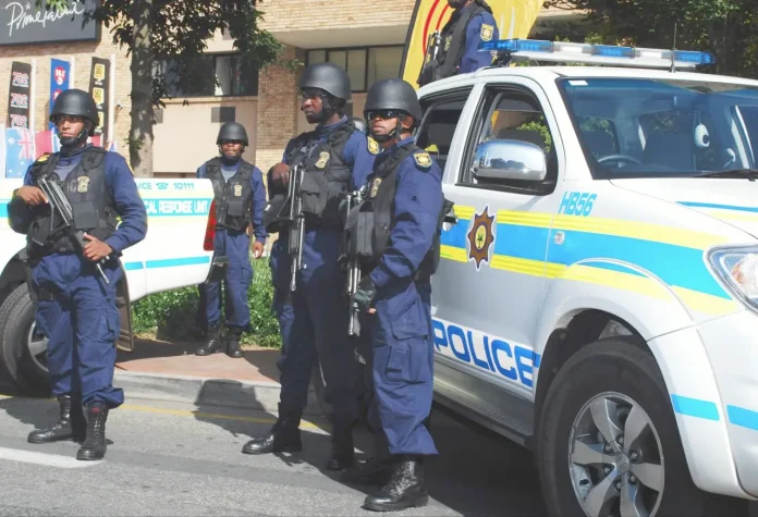 On 17 May 2010 the South African Police Service (SAPS) demonstrated along with Emergency Services how efficient they will be during the 2010 World Cup. Thousands of spectators joined the parade through the streets of Sandton. (Picture via ER24 EMS (Pty) Ltd., CC BY-SA 2.0 , via Wikimedia Commons)