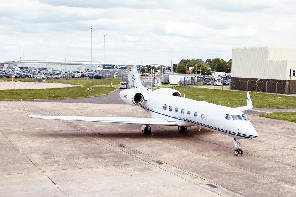 Wicknell Chivayo has taken delivery of a Gulfstream G550 private jet valued at approximately US$34 million, marking the latest display of wealth by the controversial tenderpreneur whose business dealings and legal disputes have frequently attracted public attention. (Pictures via Facebook - Wicknell Chivayo)
