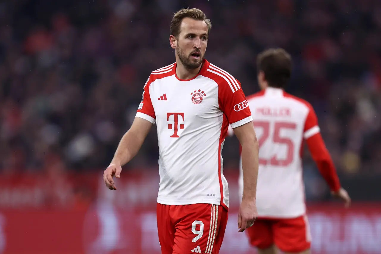 Munich (Germany) - 5 March 2024 - Harry Kane of FC Bayern Munich during the Uefa Champions League second leg round of 16 match beetween FC Bayern Munchen and Ss Lazio. — Photo by Canno73 via DepositPhotos.com