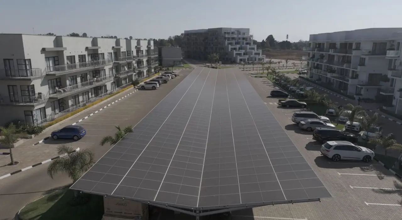 WestProp Holdings has taken another major step towards sustainable urban development with the installation of a one-megawatt solar plant at Millennium Heights, transforming the estate's 54-bay car park into a renewable energy hub. (Picture via WestProp Holdings)