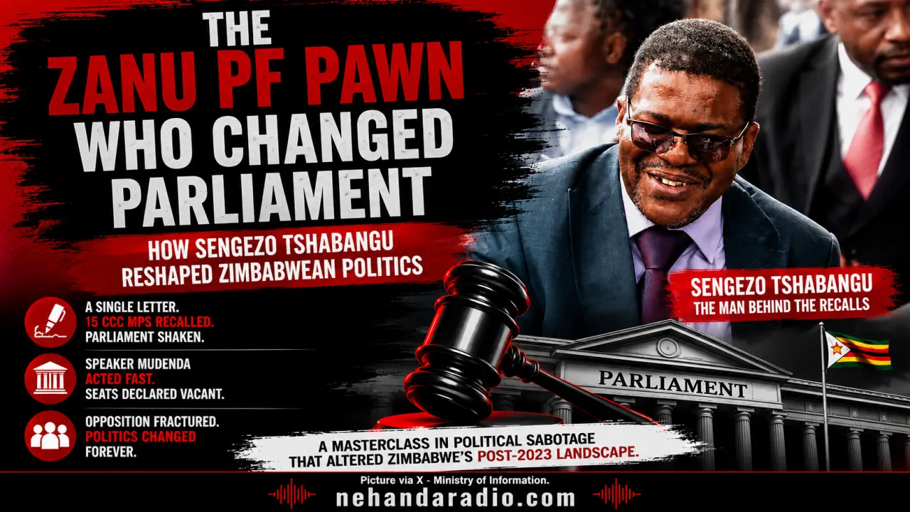 The man who changed Parliament: How Zanu PF pawn Sengezo Tshabangu reshaped Zimbabwean politics