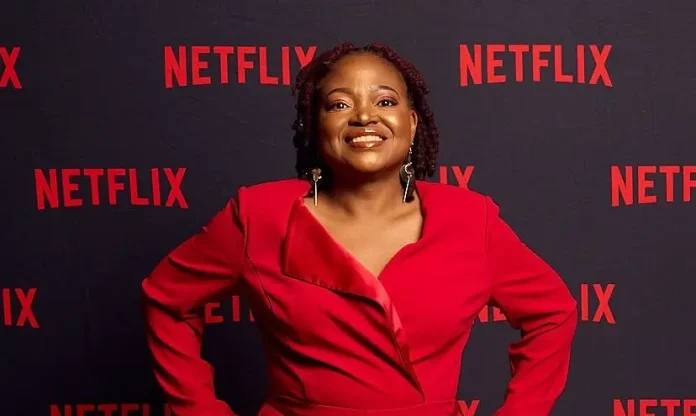 Zimbabwean author Sue Nyathi whose book is behind the Netflix hit series The Polygamist (Picture via Facebook - Stainedglasstv Productions)
