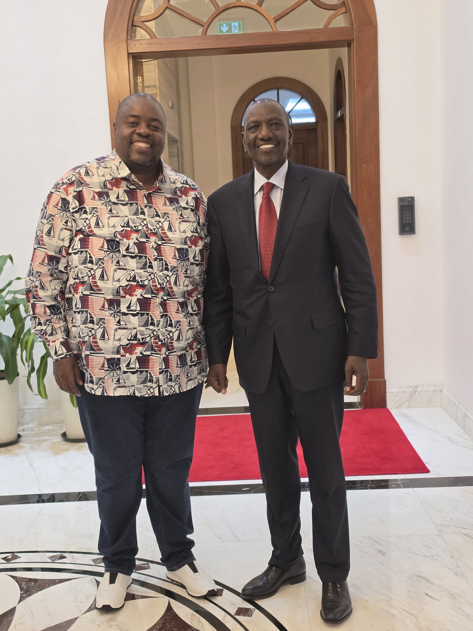 Wicknell Chivayo meets Kenyan President William Ruto at State House in Nairobi on June 15, 2026