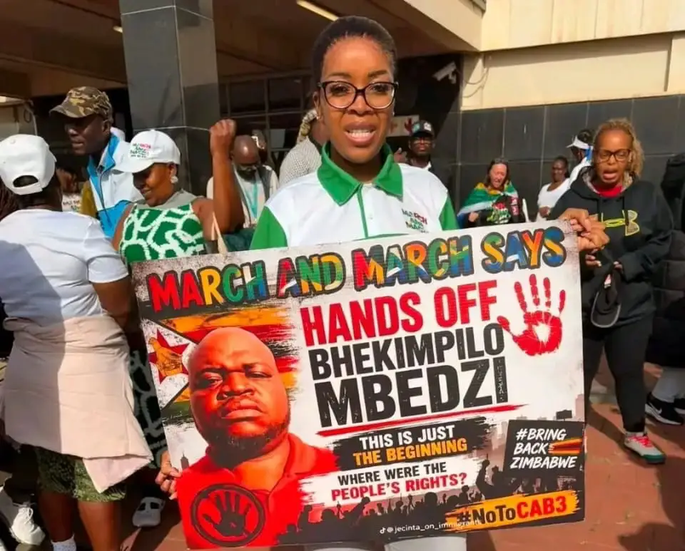 South African anti-immigration group demands Mbedzi’s release ahead of July 31 protests