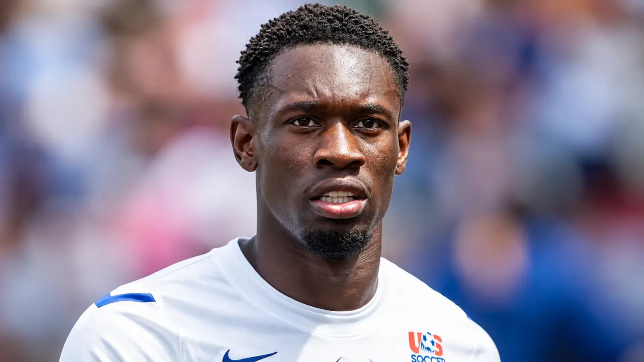 Folarin Balogun during United States v Australia on 19 June 2026 at the 2026 FIFA World Cup, 19 June 2026 (Picture via Bryan Berlin, CC BY-SA 4.0 <https://creativecommons.org/licenses/by-sa/4.0>, via Wikimedia Commons)