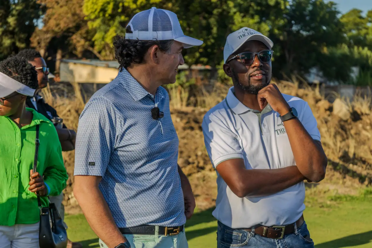 WestProp Holdings CEO ken Sharpe seen here with Chief Projects Officer Mandla Ndebele (Picture via WestProp Holdings)